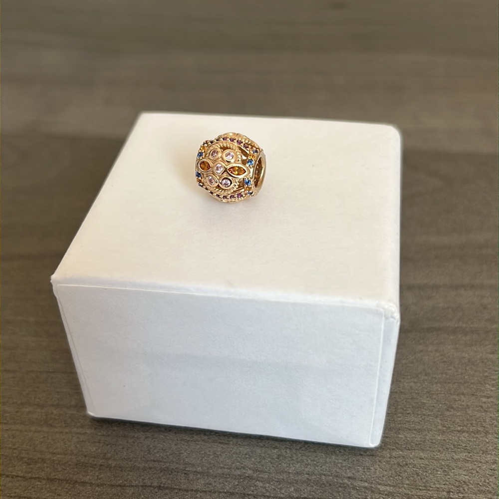 PANDORA 14K MULTICOLOUR FRESCO CHARM